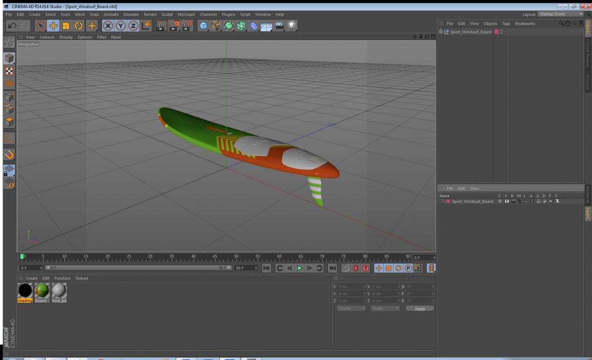 3D model Sport Windsurf Board