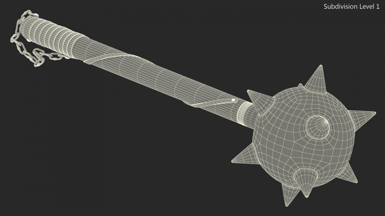 3D Morningstar Mace