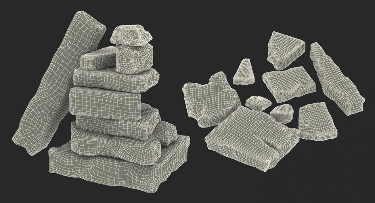 3D model Concrete Elements Collection 3