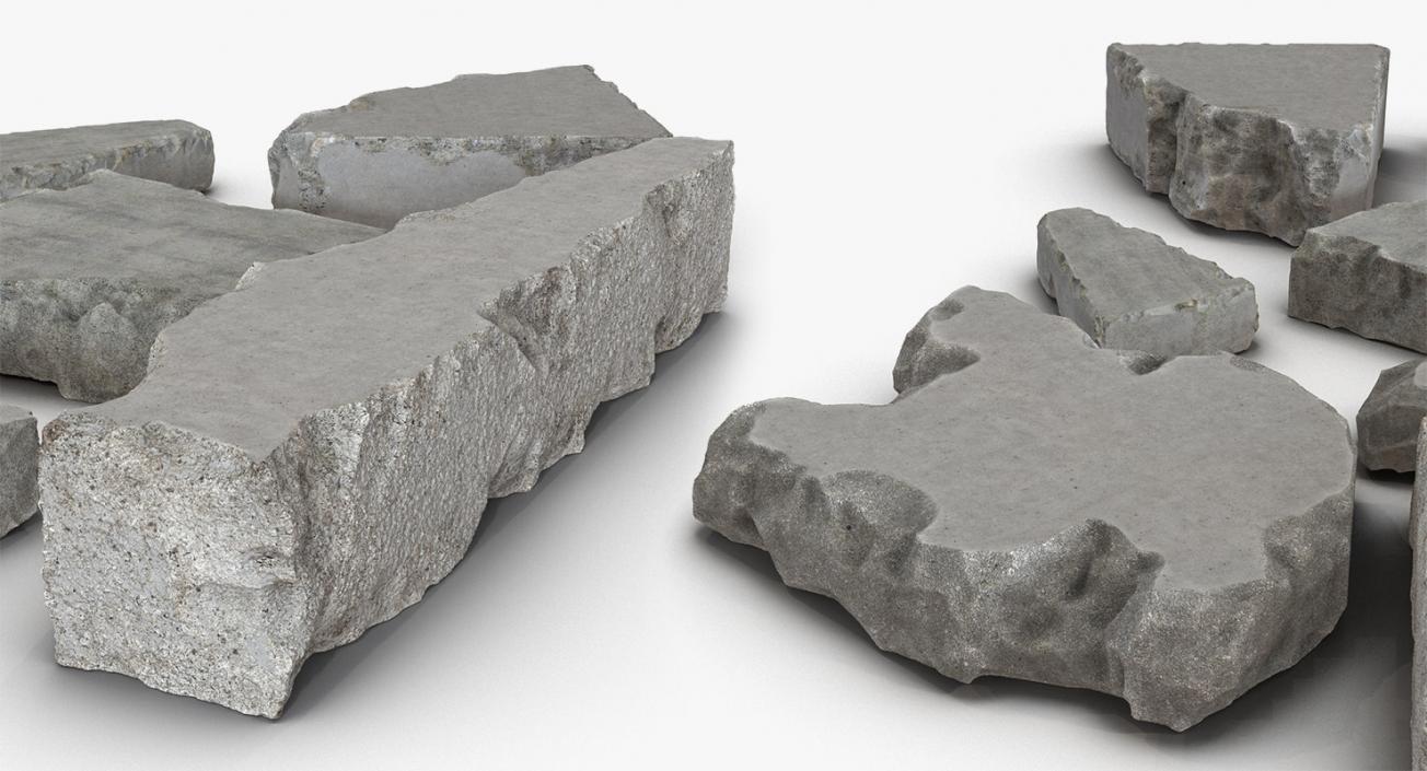 3D model Concrete Elements Collection 3