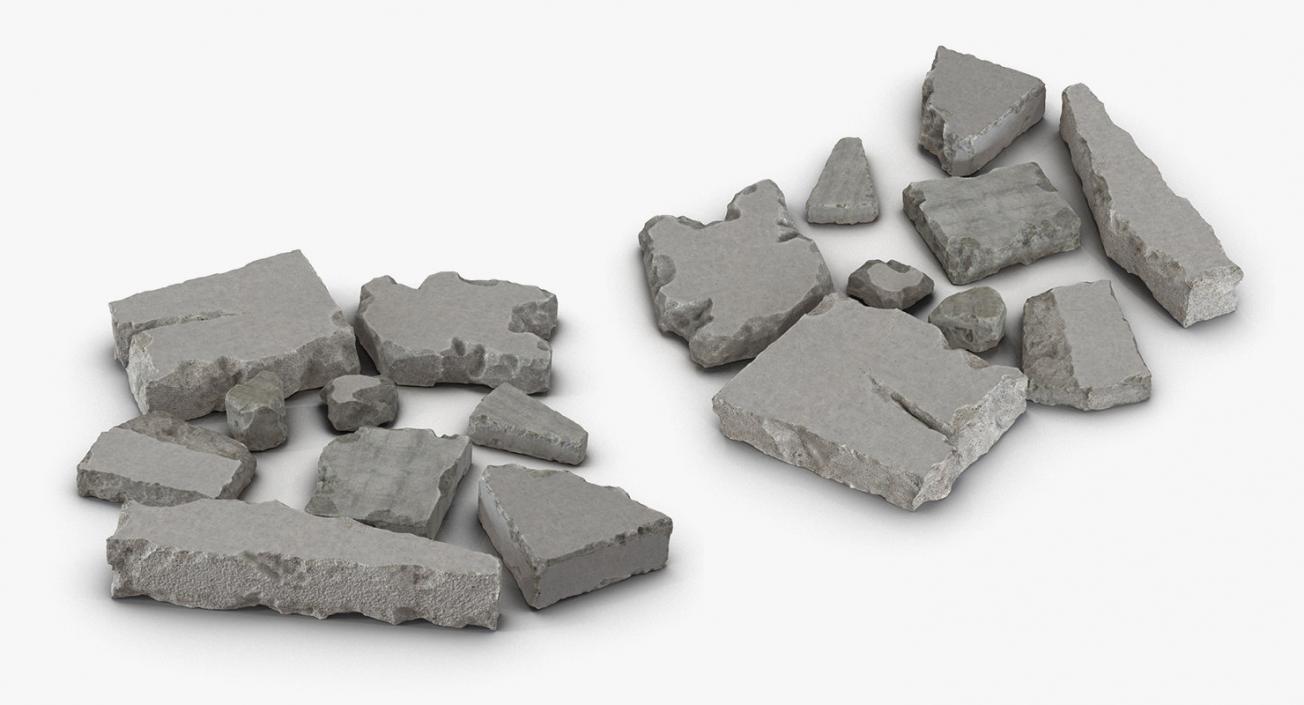 3D model Concrete Elements Collection 3