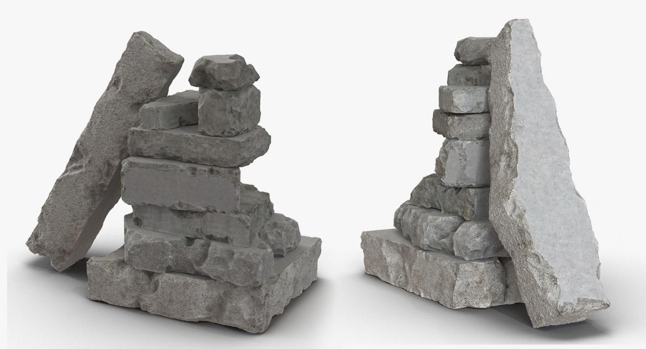 3D model Concrete Elements Collection 3