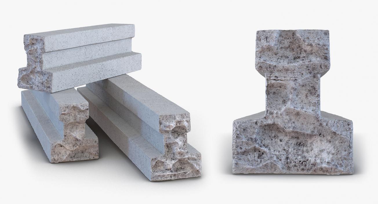 3D model Concrete Elements Collection 3