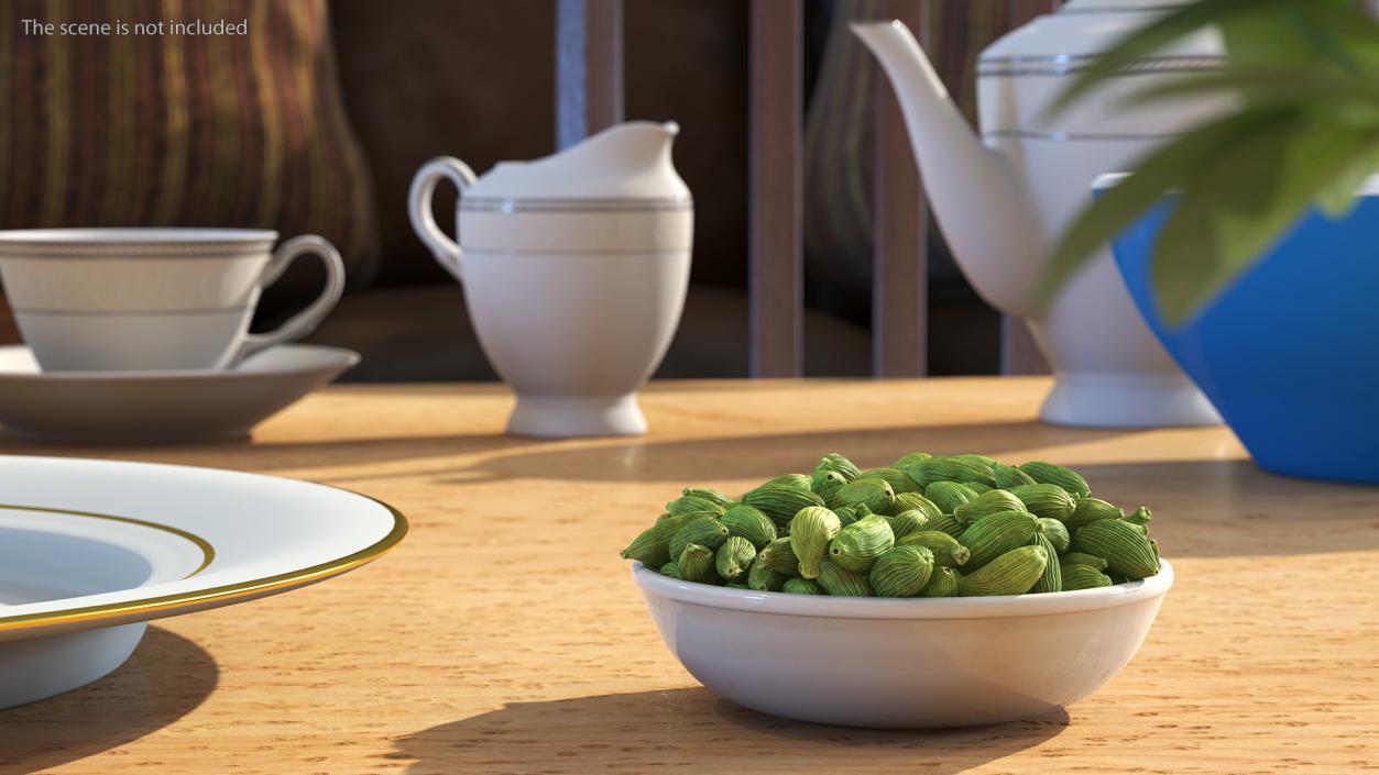 3D Beans and Seeds in a Bowl Collection 3 model