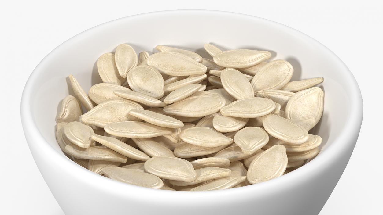 3D Beans and Seeds in a Bowl Collection 3 model