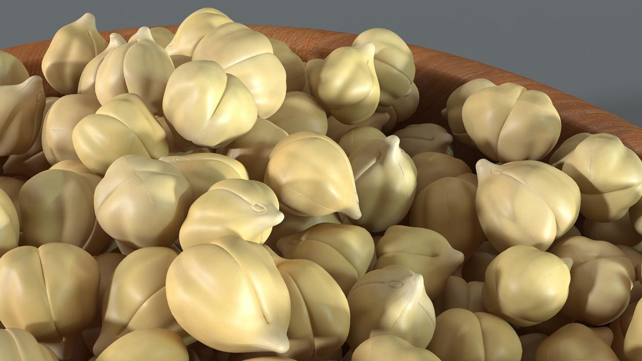 3D Beans and Seeds in a Bowl Collection 3 model