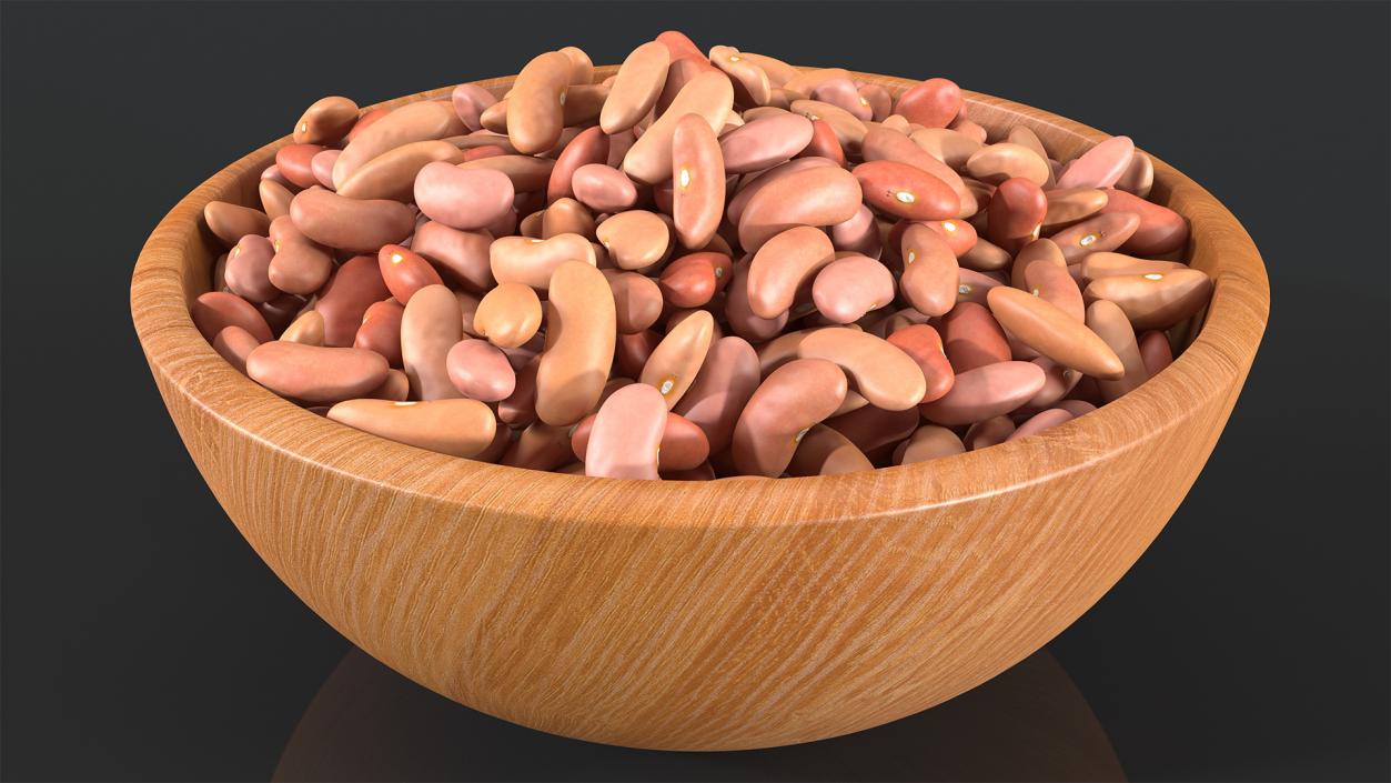 3D Beans and Seeds in a Bowl Collection 3 model