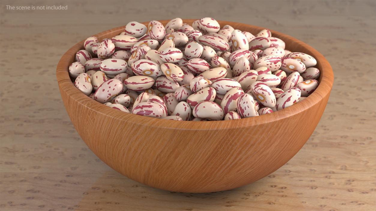 3D Beans and Seeds in a Bowl Collection 3 model