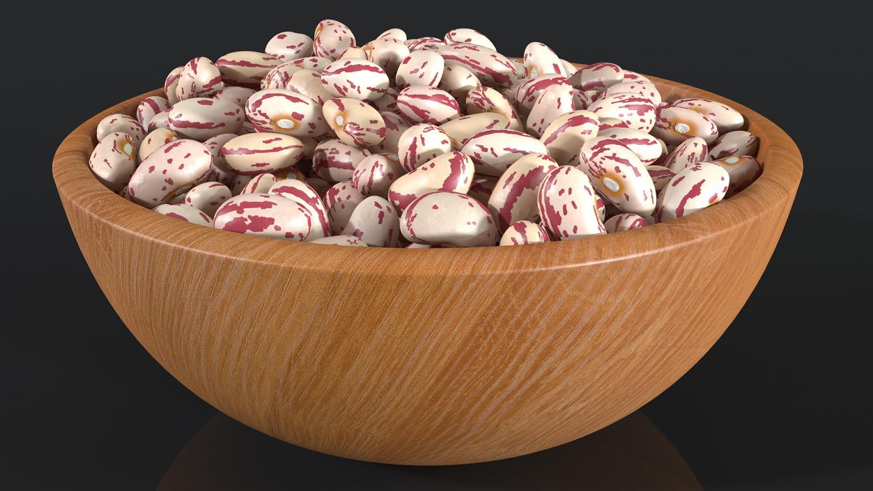 3D Beans and Seeds in a Bowl Collection 3 model