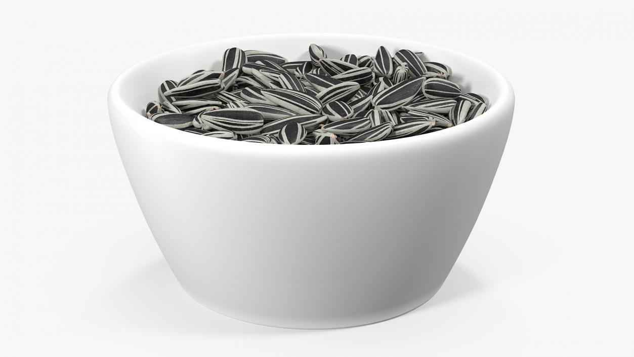 3D Beans and Seeds in a Bowl Collection 3 model