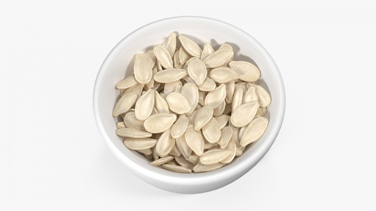 3D Beans and Seeds in a Bowl Collection 3 model