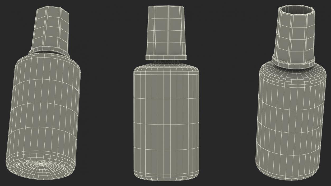 3D Correction Fluid Bottle model