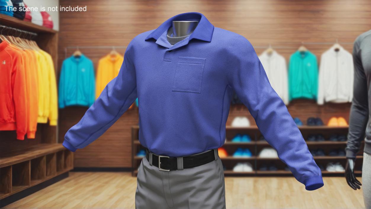 3D Casual Mens Clothes Set model