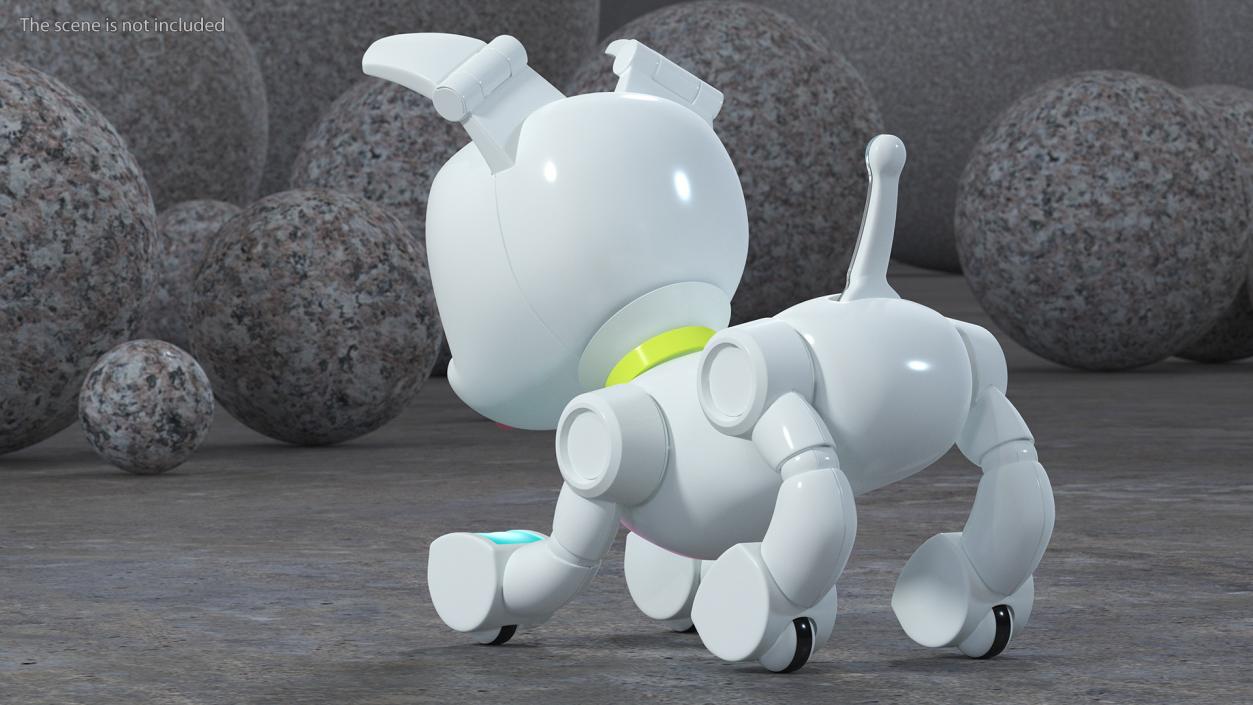 Mini AI Robot Dog 3D