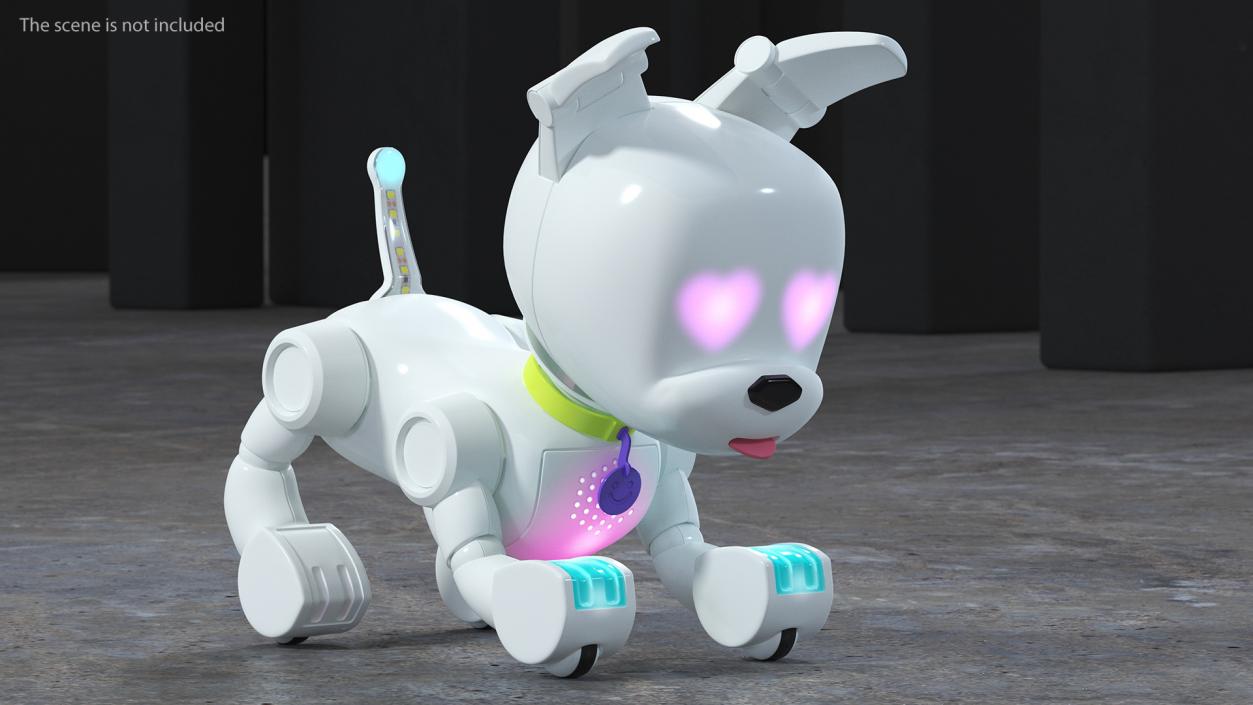 Mini AI Robot Dog 3D