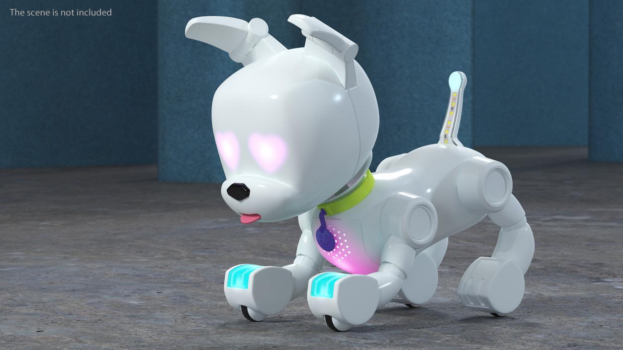 Mini AI Robot Dog 3D