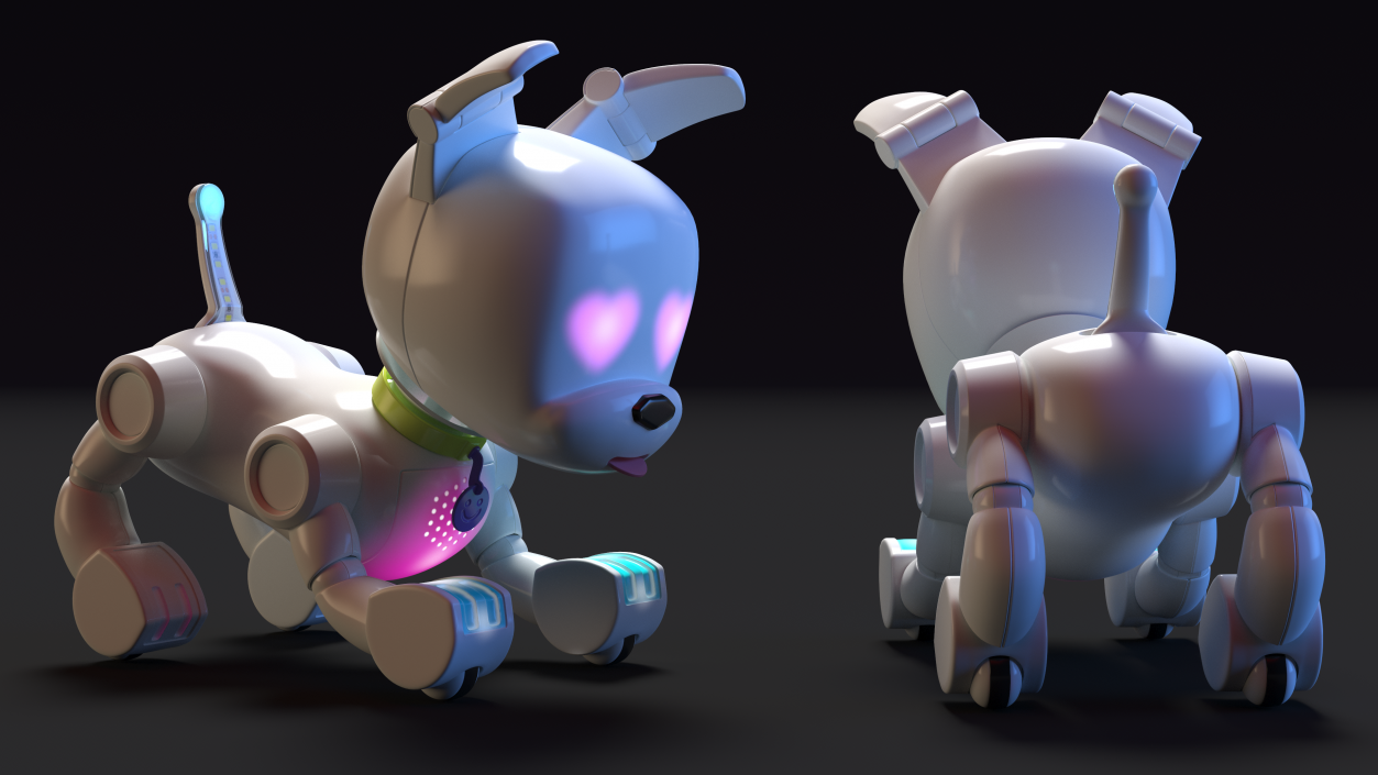 Mini AI Robot Dog 3D