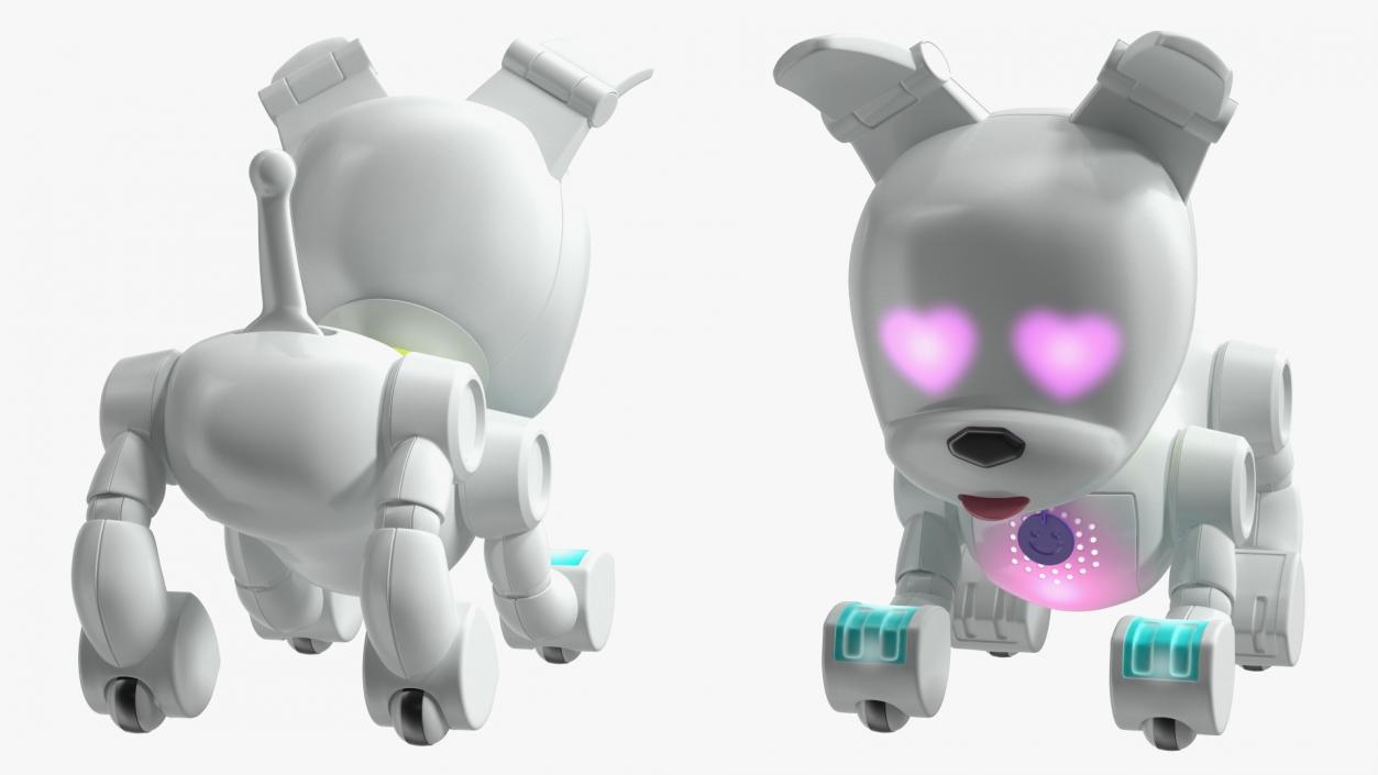 Mini AI Robot Dog 3D