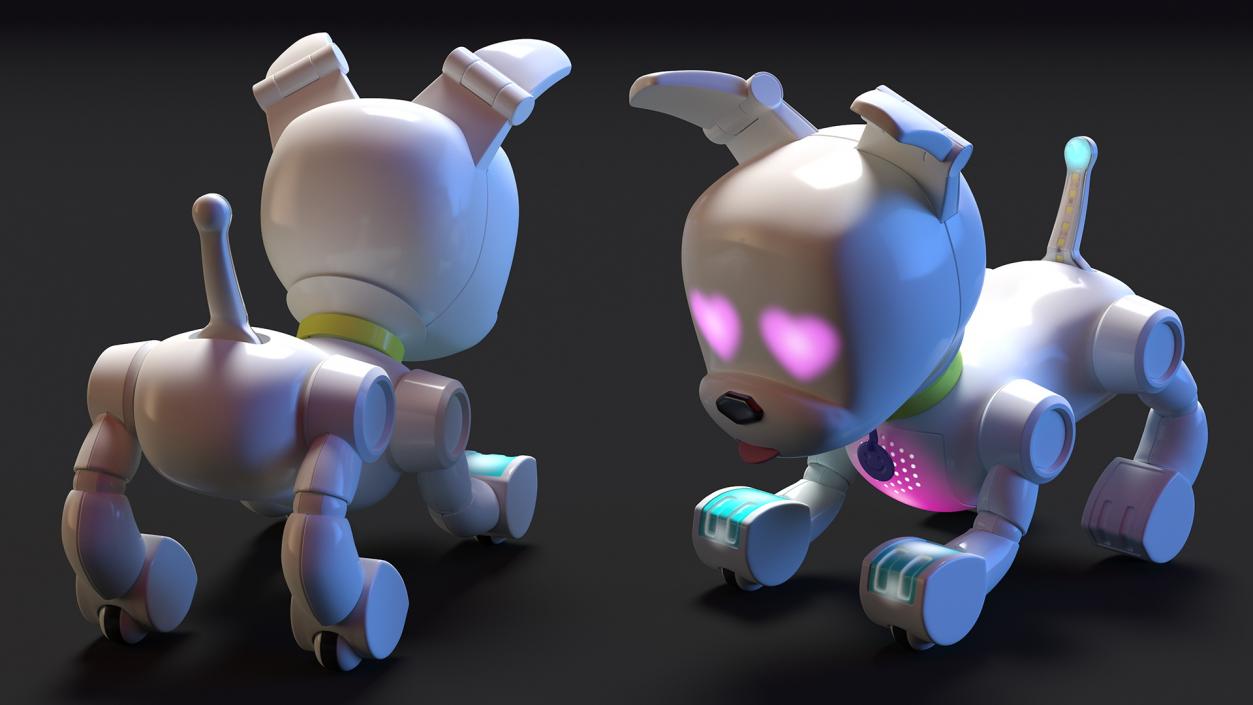 Mini AI Robot Dog 3D