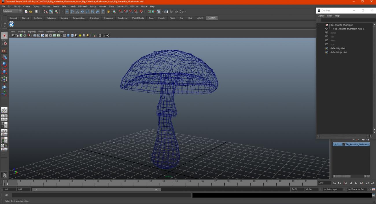 3D model Big Amanita Mushroom