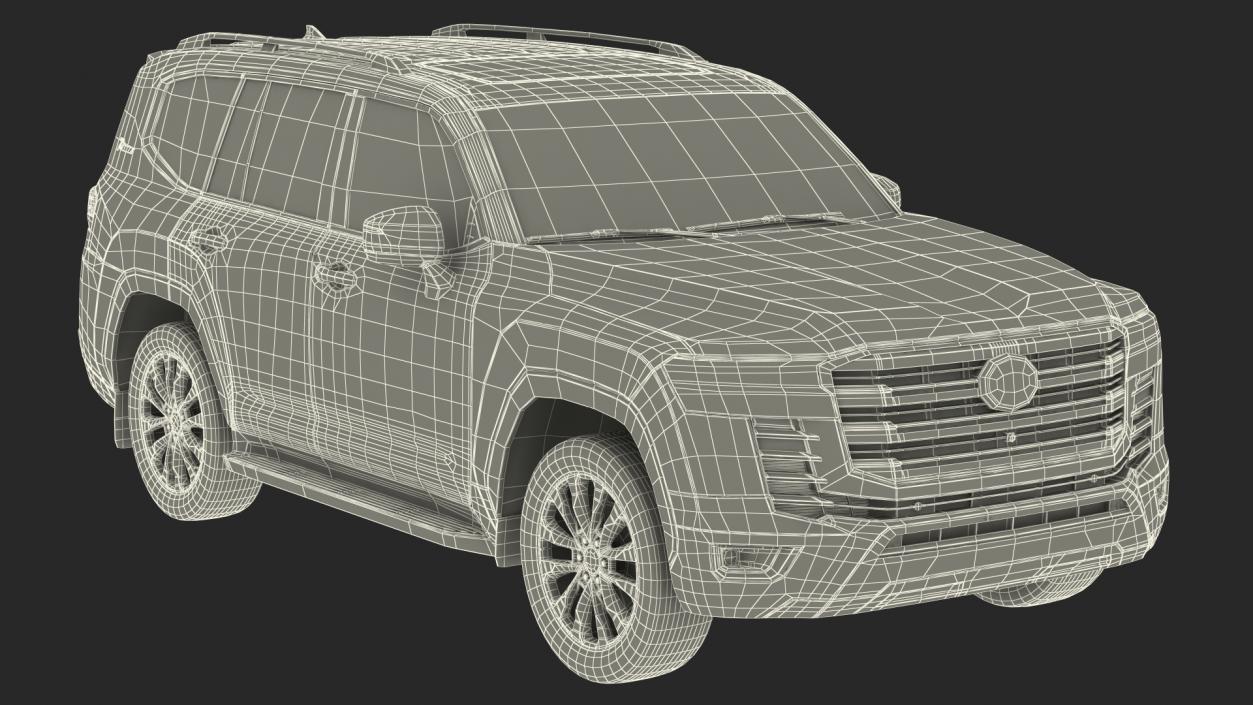 Toyota Land Cruiser 2022 Light Off 3D model