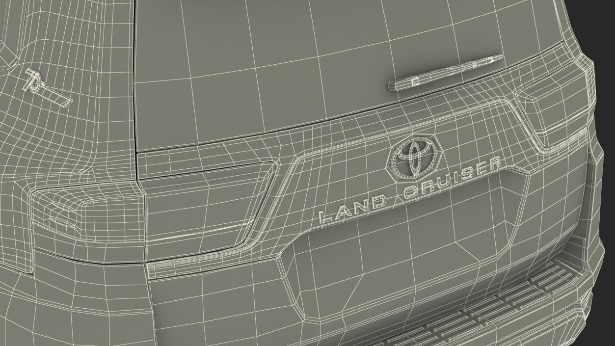 Toyota Land Cruiser 2022 Light Off 3D model