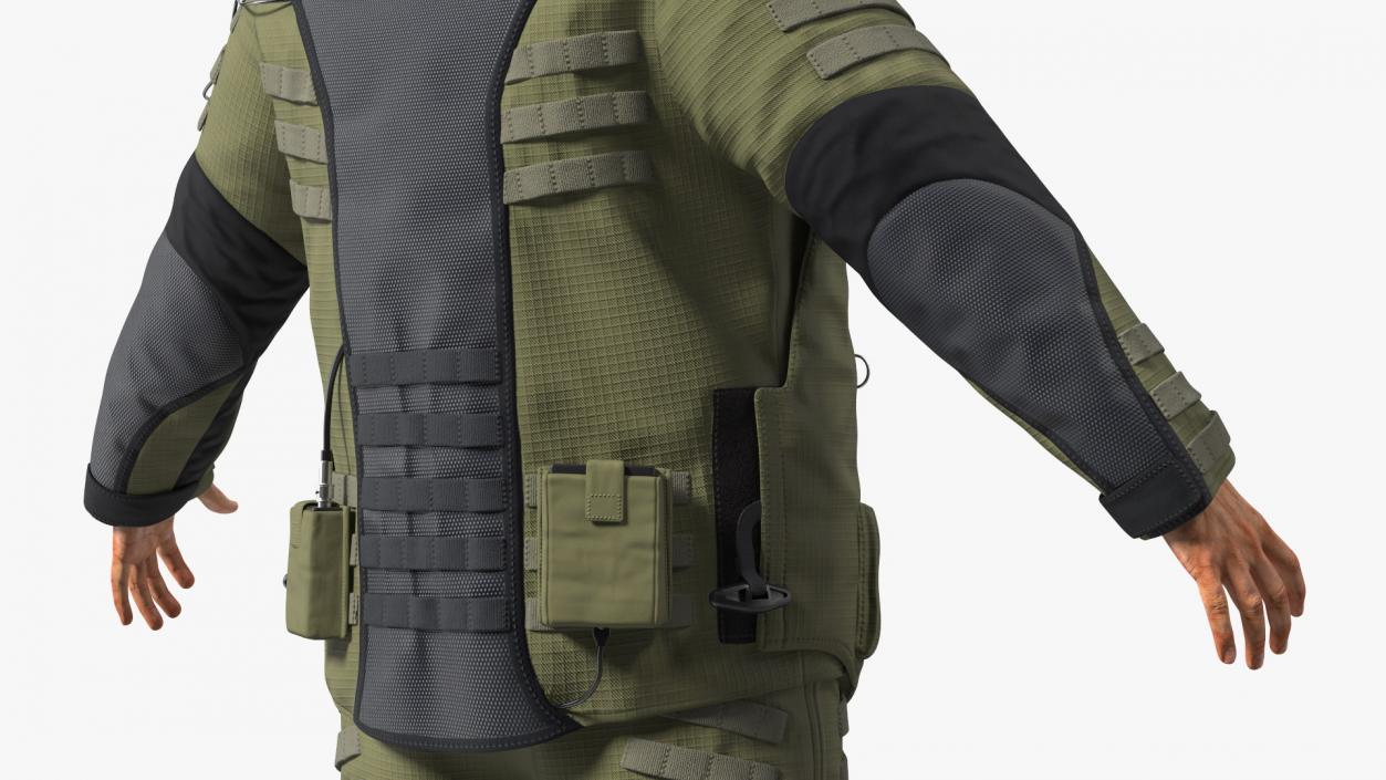 3D EOD 10 Bomb Suit Rigged model