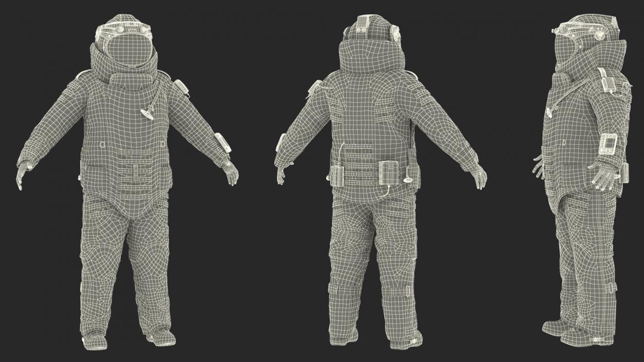 3D EOD 10 Bomb Suit Rigged model