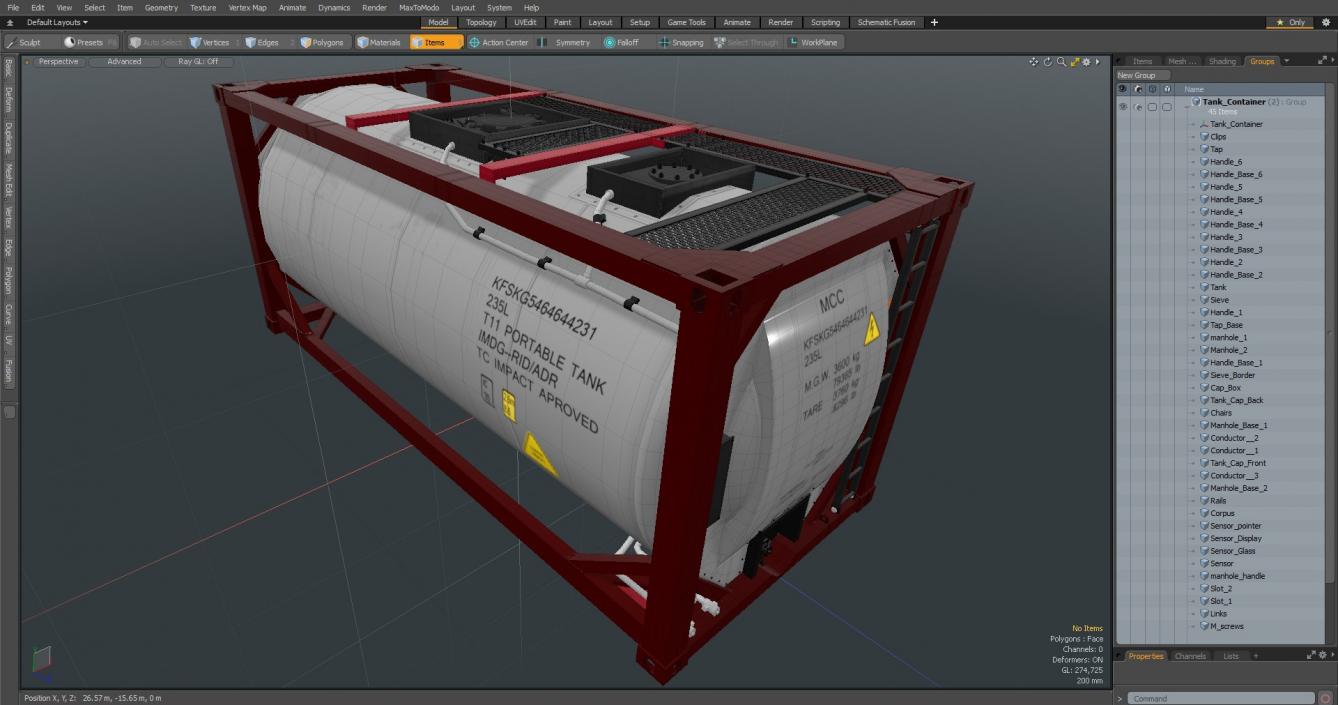 Tank Container 3D model