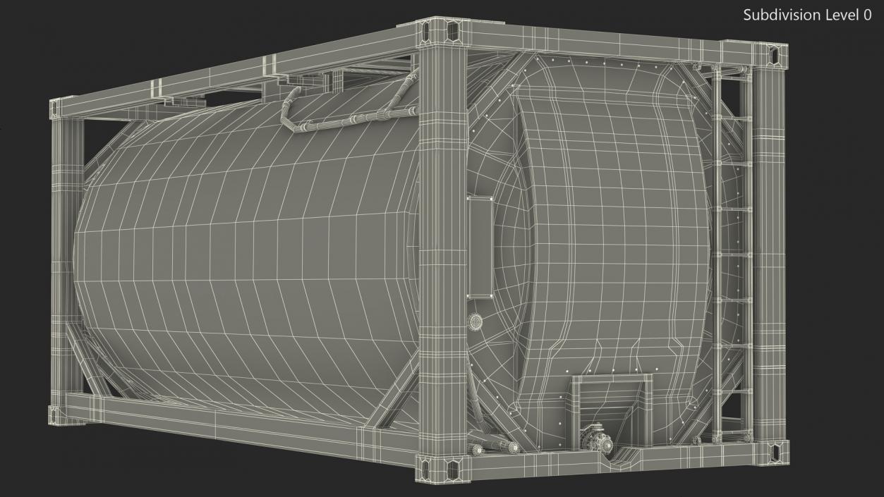 Tank Container 3D model