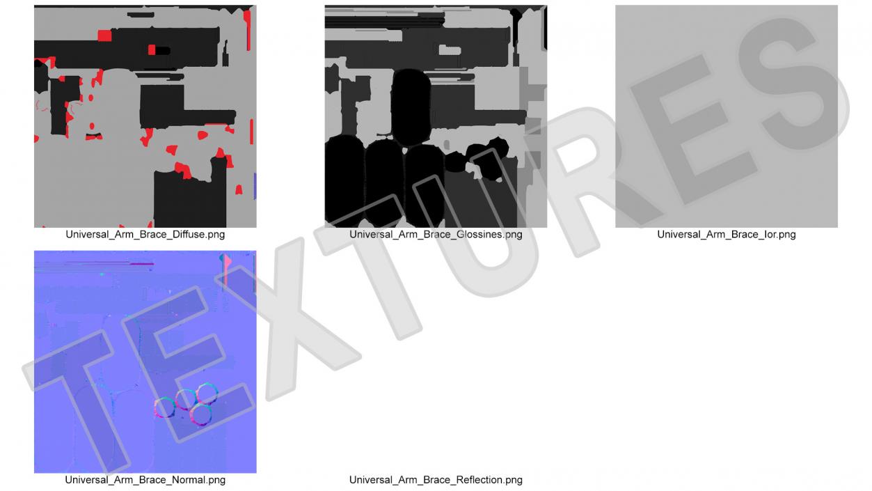 Universal Arm Brace 3D model