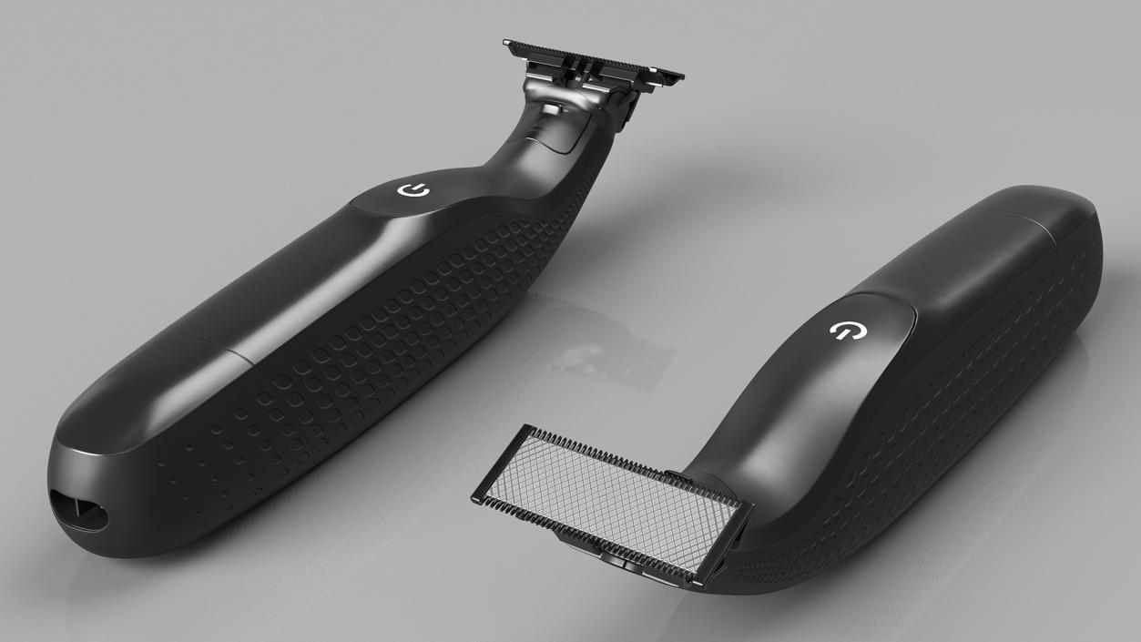 Electric Hair Trimmer Black 3D