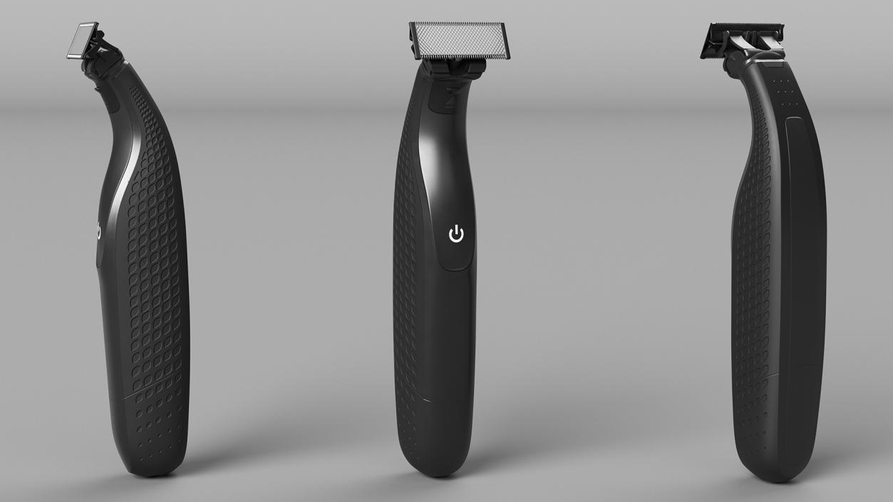 Electric Hair Trimmer Black 3D