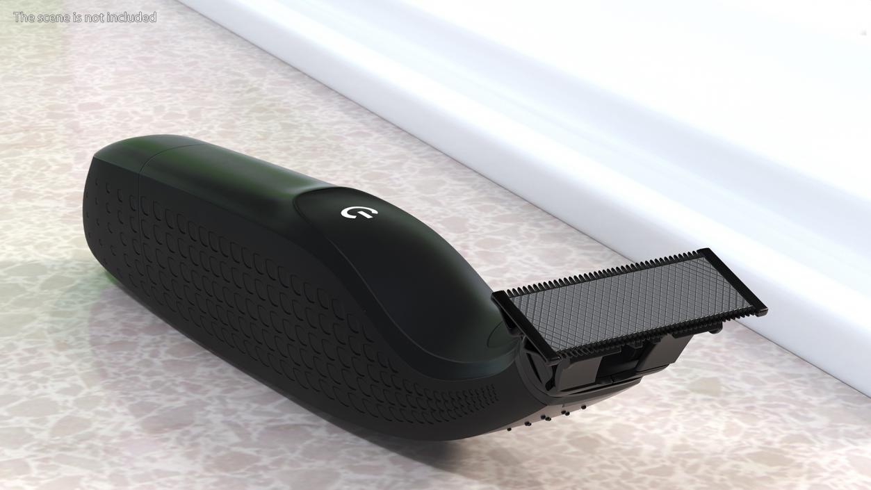 Electric Hair Trimmer Black 3D