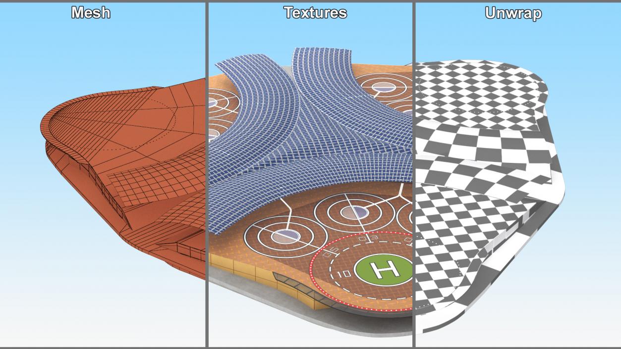 3D model Skyport for Air Taxi