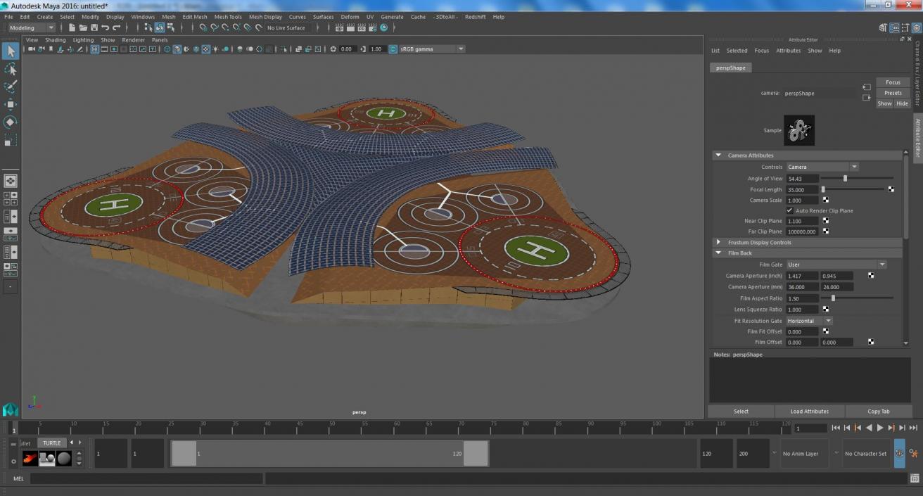 3D model Skyport for Air Taxi