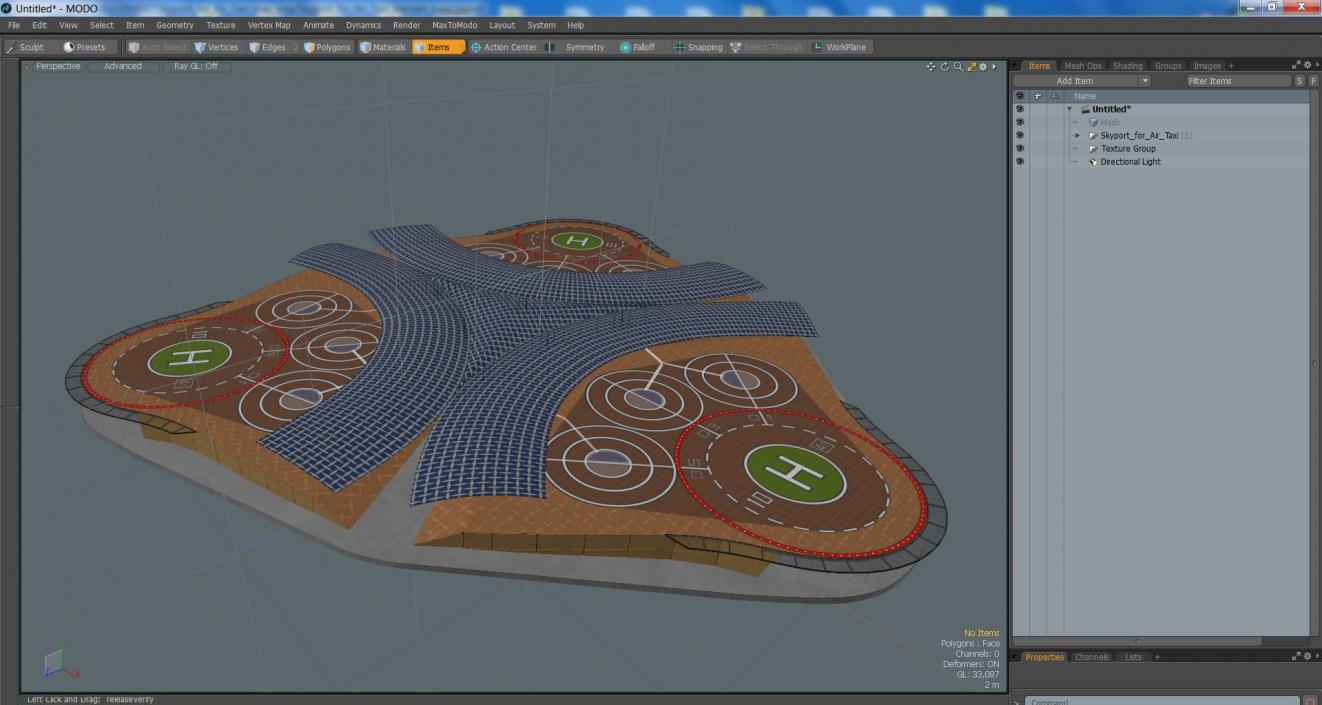 3D model Skyport for Air Taxi