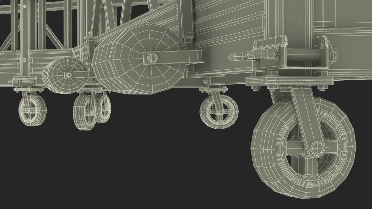 3D Window Cleaning Angled Platform 2 model