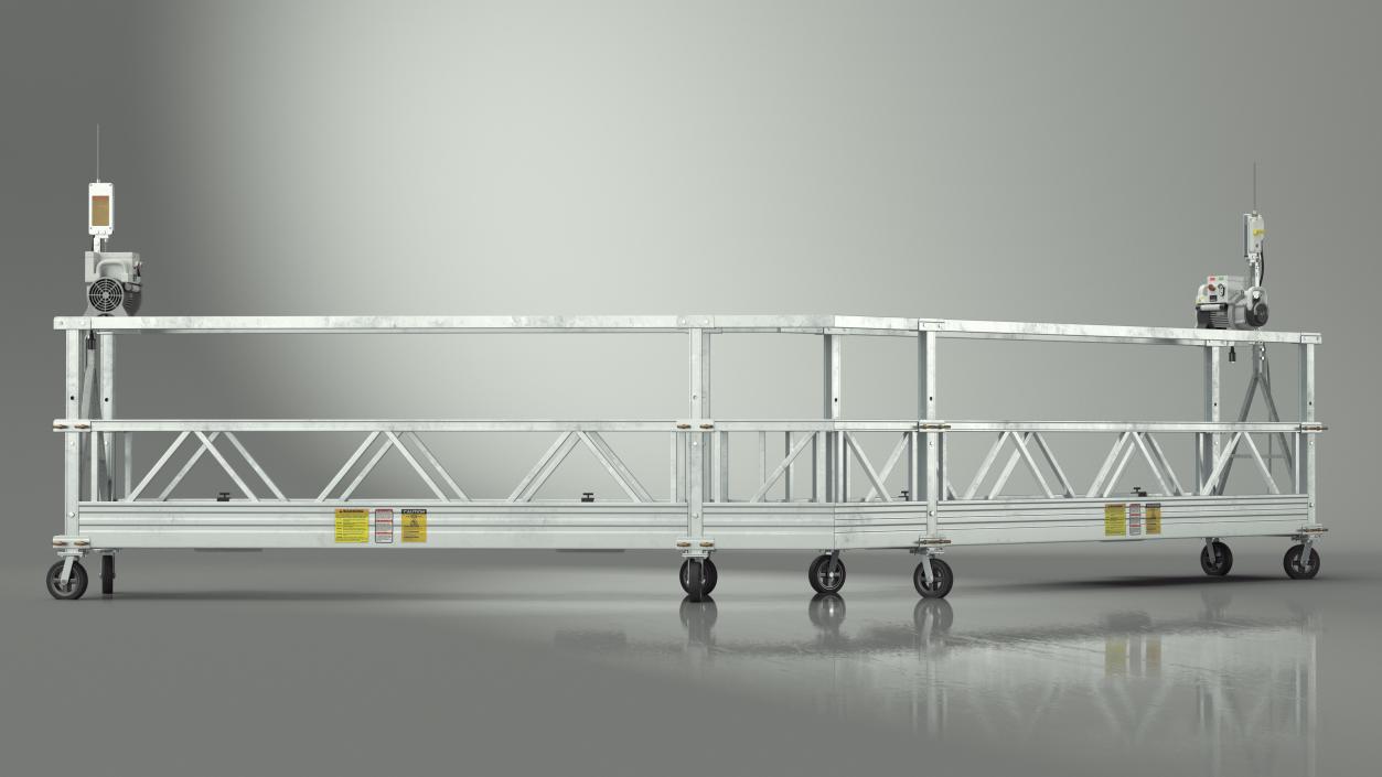 3D Window Cleaning Angled Platform 2 model