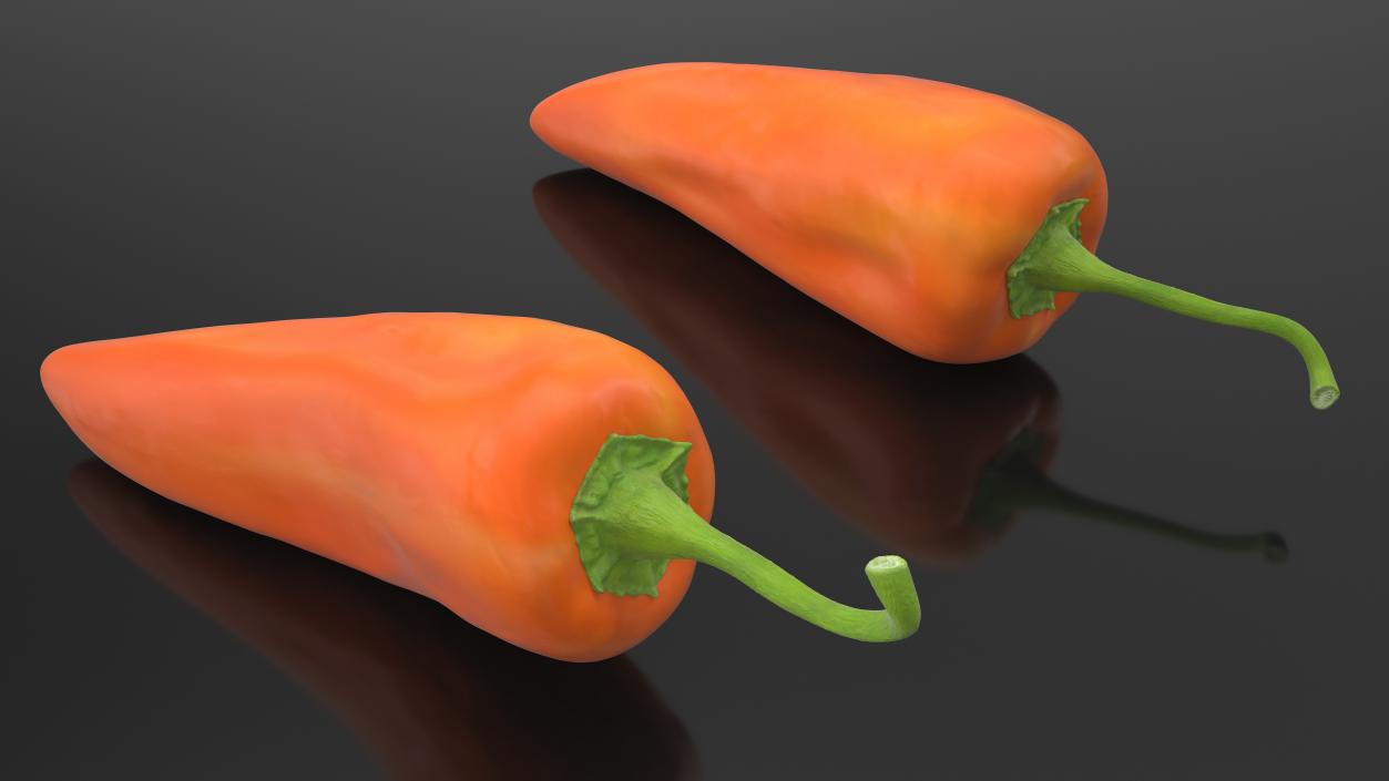 Hot Pepper Orange 3D