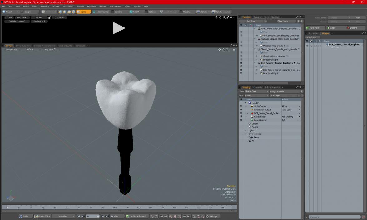 3D BCS Series Dental Implants 5 cm