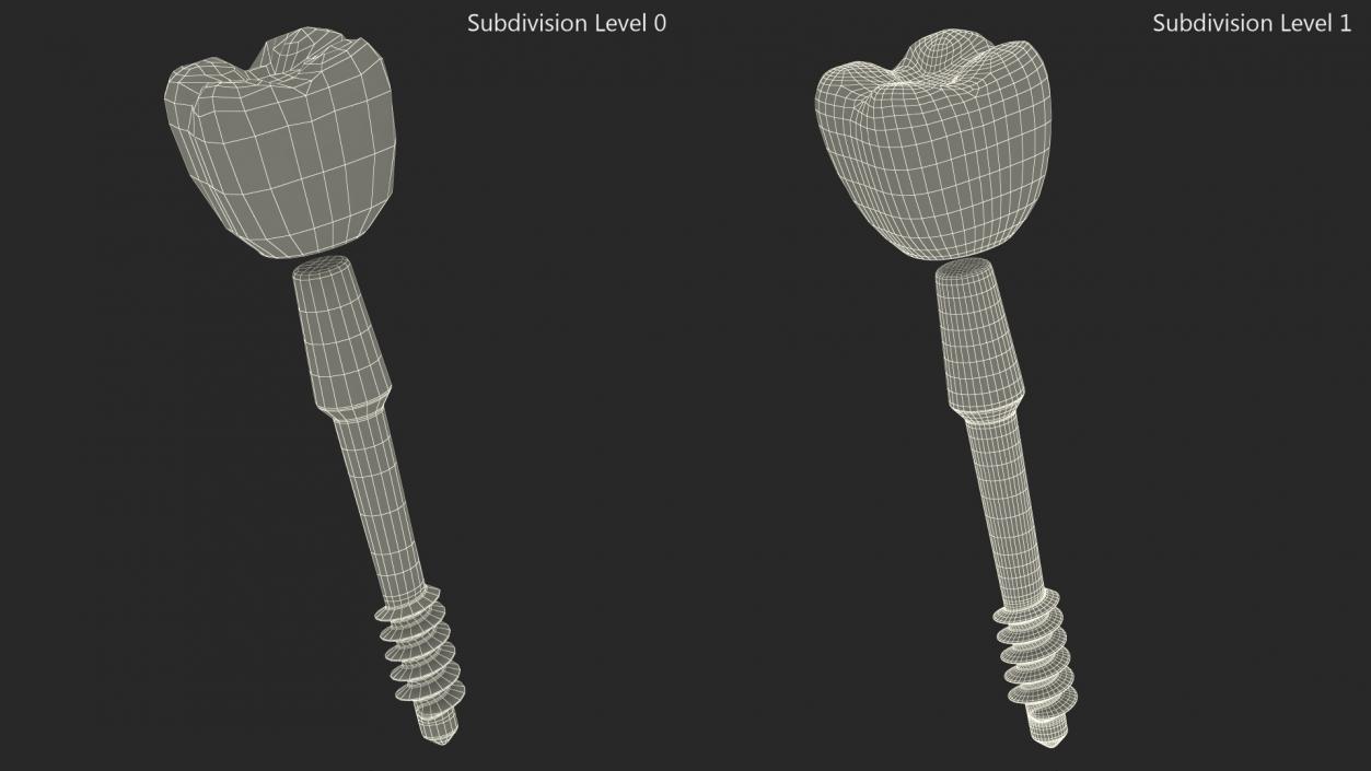 3D BCS Series Dental Implants 5 cm