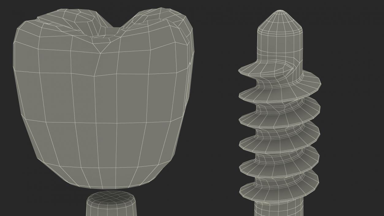 3D BCS Series Dental Implants 5 cm