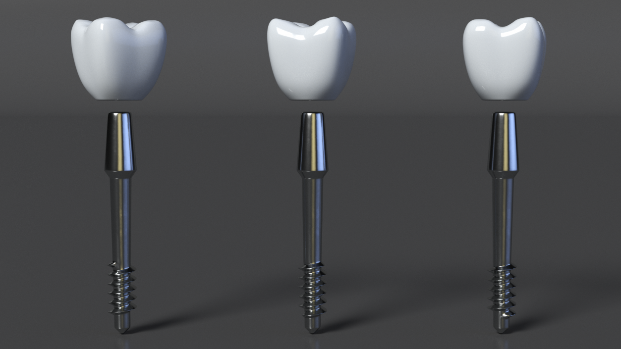 3D BCS Series Dental Implants 5 cm