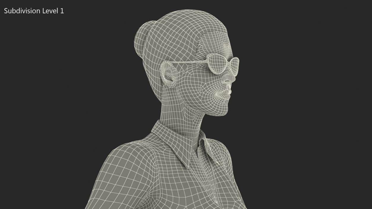 Business Style Woman Rigged 3D