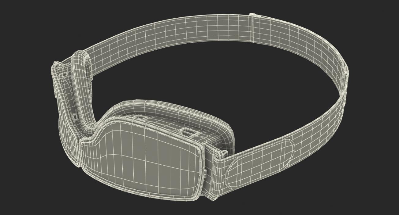 Black Pilot Goggles 3D model