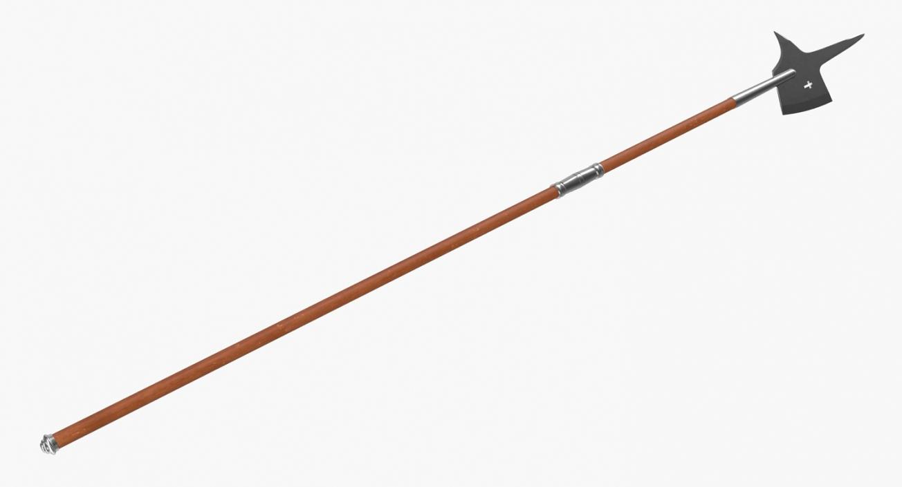 Halberd Pole Weapon 3D model