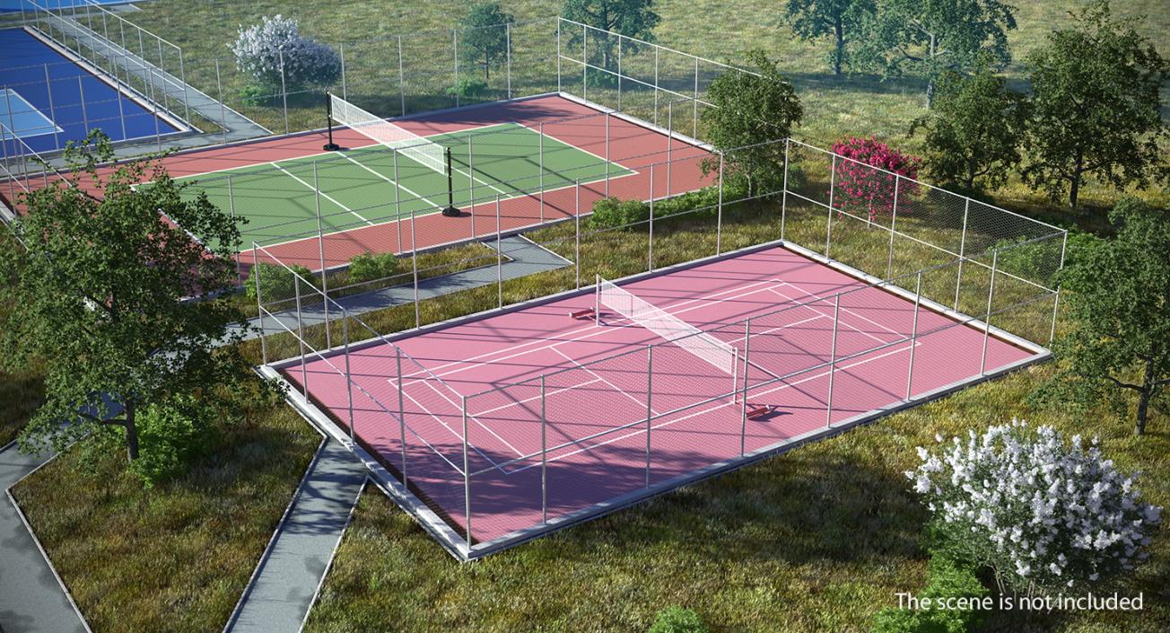 3D model Outdoor Courts 3D Models Collection