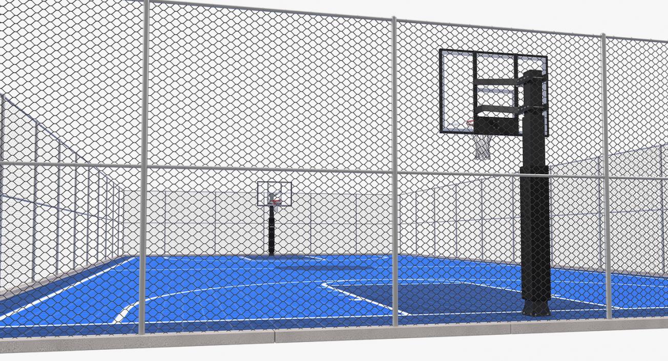 3D model Outdoor Courts 3D Models Collection