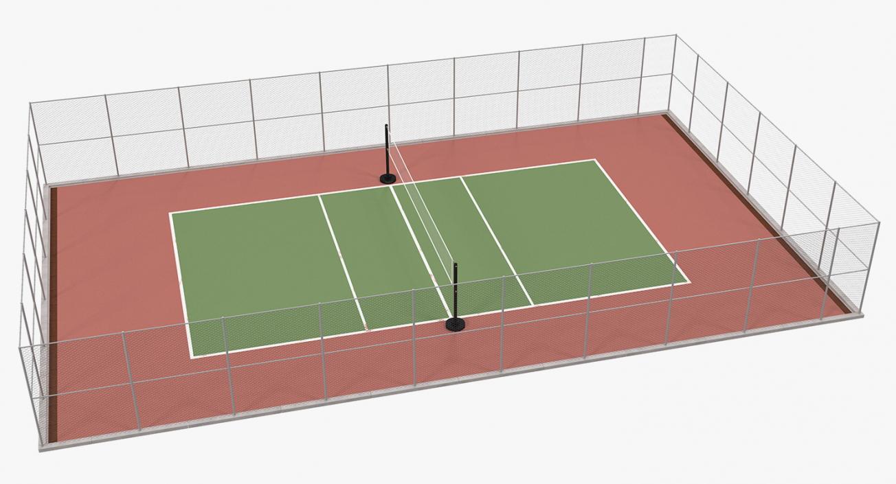 3D model Outdoor Courts 3D Models Collection